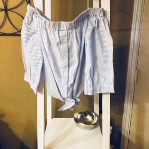 Express NWT off the shoulder top